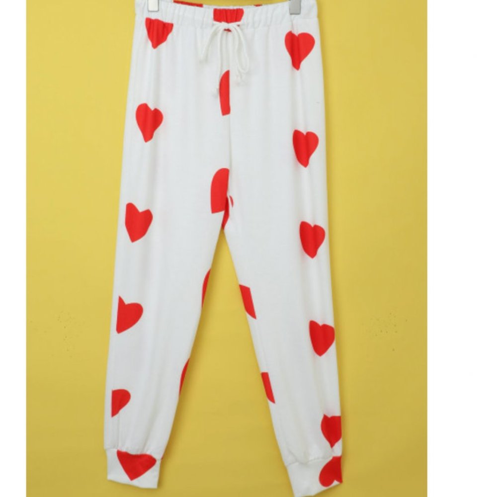 ❤️ LAST TWO! Valentine's Day Heart Pajamas Lounge Set - Picture 10 of 13